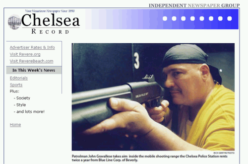 Chelsea Record – Chelsea Police Department rents a mobile firearms training range